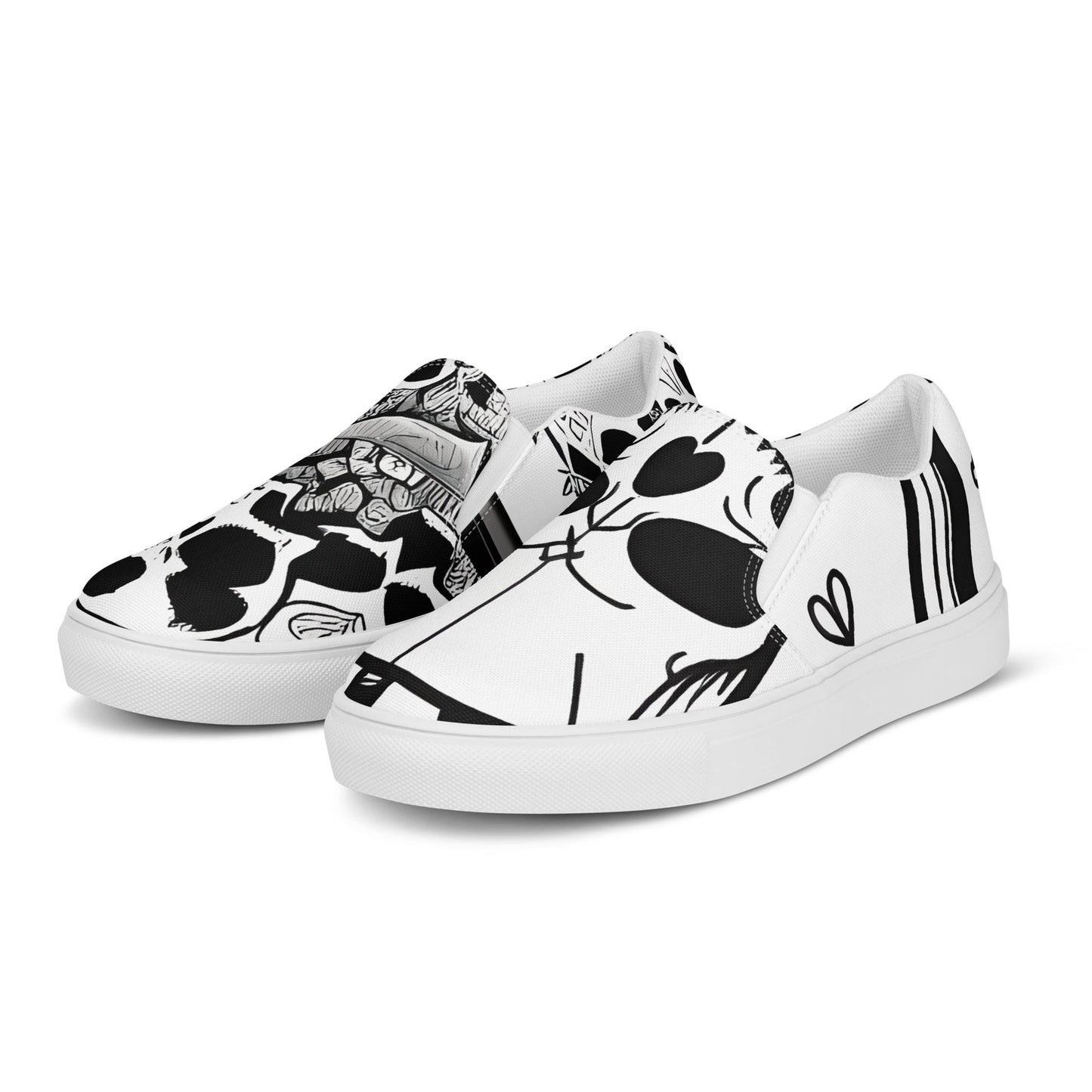 Hallway Hellraiser Men’s Slip-On Skater Sneakers
