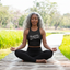 PEACEFUL, NOT PASSIVE Womens Yoga Organic Rib Tank