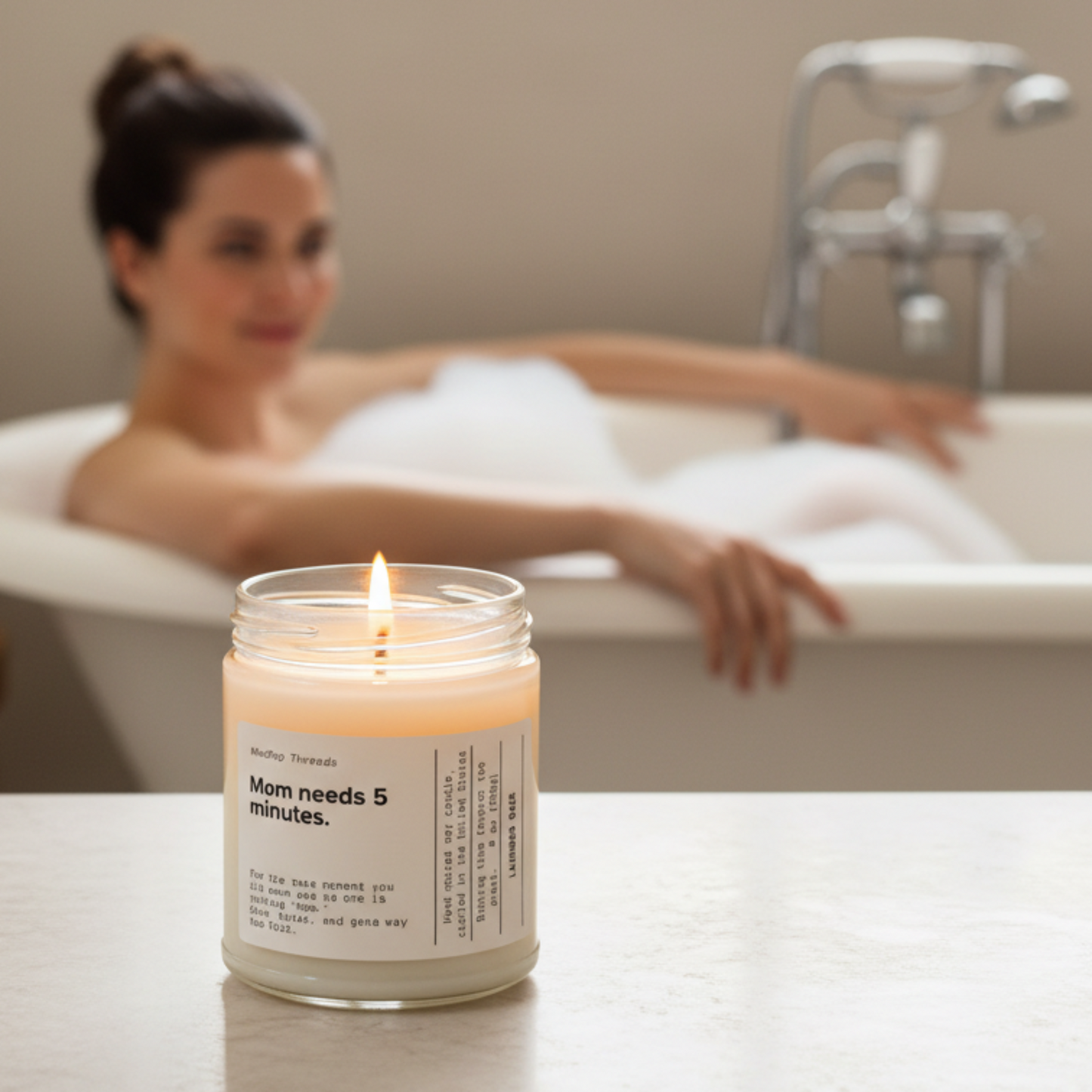 Mom Needs 5 Minutes Soy Candle
