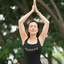 Women's whimsical tendencies cotton yoga baby rib fitted stretch tank