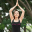 Yoga Pose Silhouette Long Fitted Studio Tank