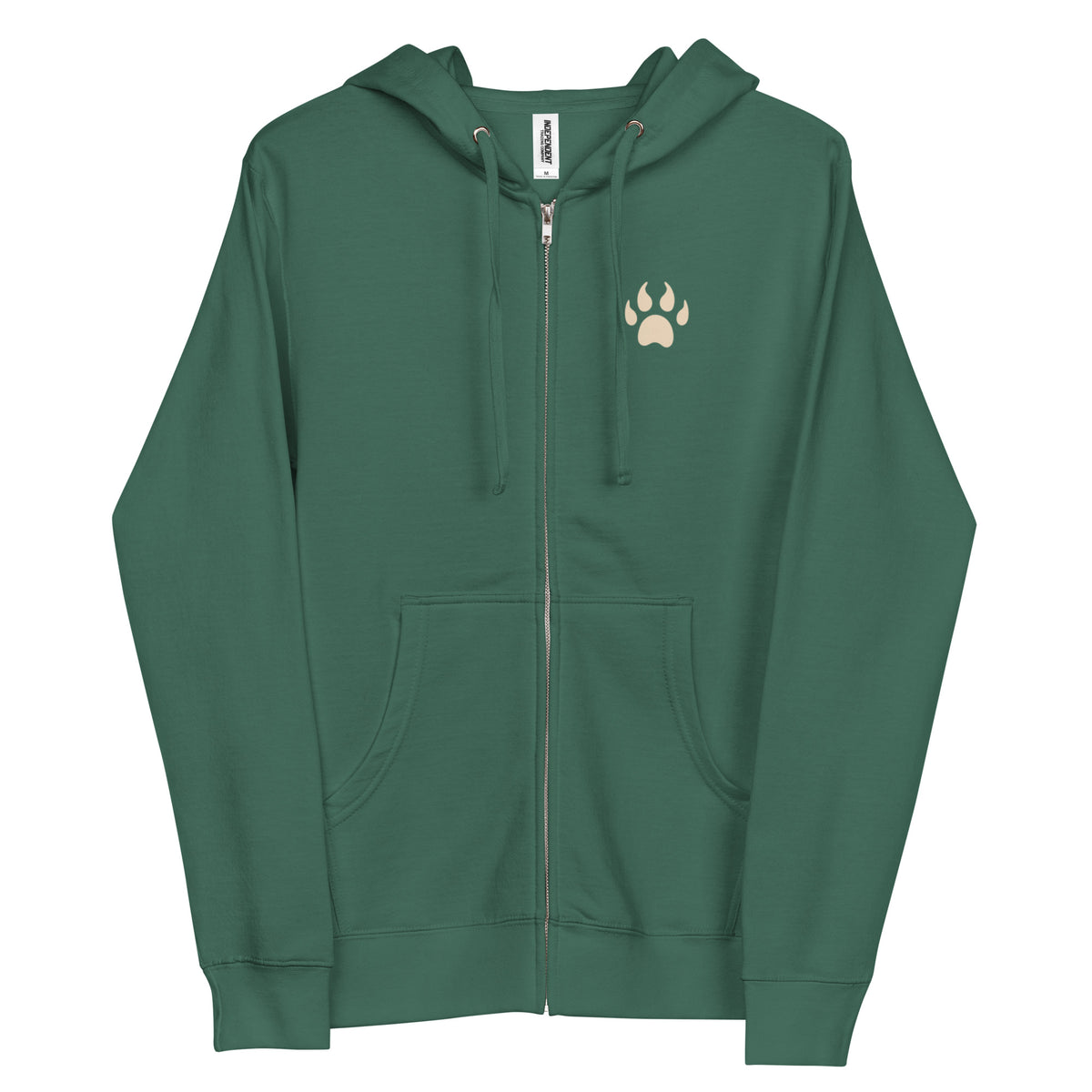 Lycanine Order zip-up hoodie in Alpine Green
