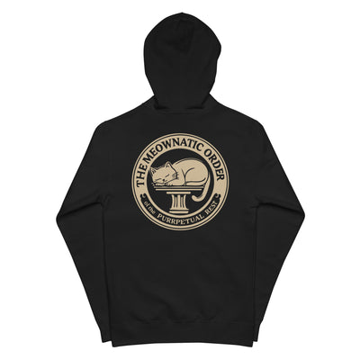black hoodie sweatshirt for cat lovers, and nap lovers