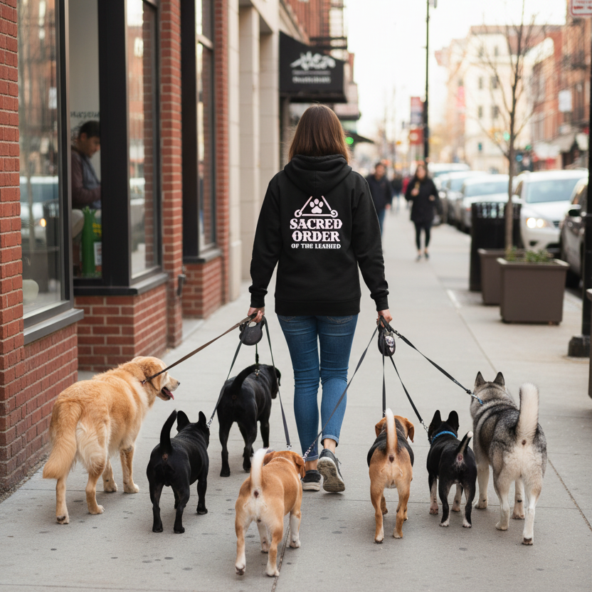 Cult of the Sacred Leash zip up Hoodie