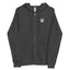 Lycanine Order zip-up hoodie in Charcoal Heather