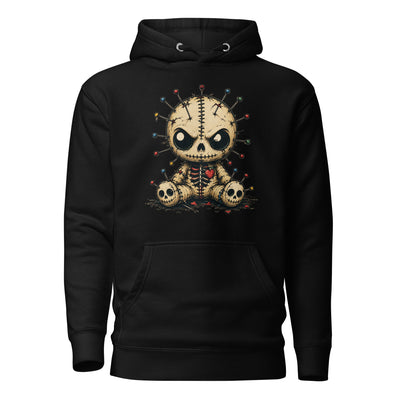 "MindPop Sanitarium" graphic pullover hoodie in Black