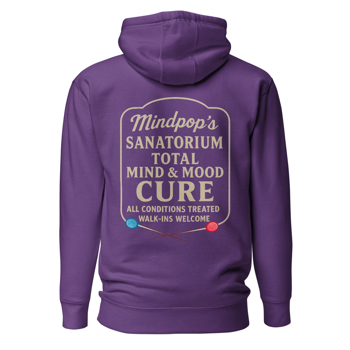 MindPop Sanitarium Pullover Hoodie - pull over hoodie - MPopTop