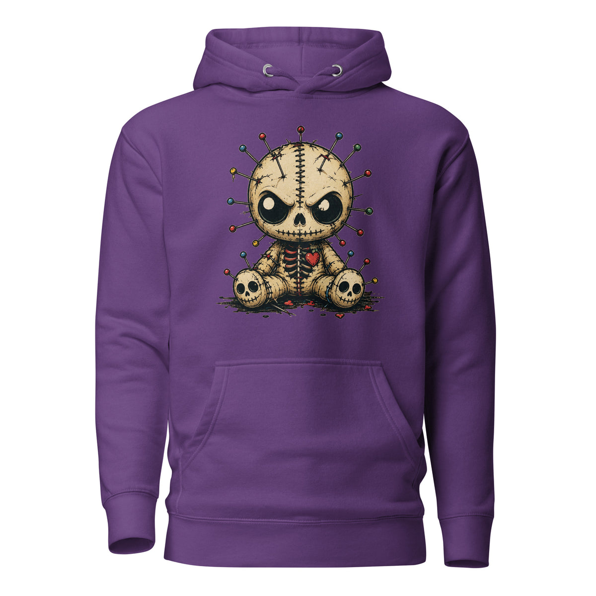 "MindPop Sanitarium" graphic pullover hoodie in Purple