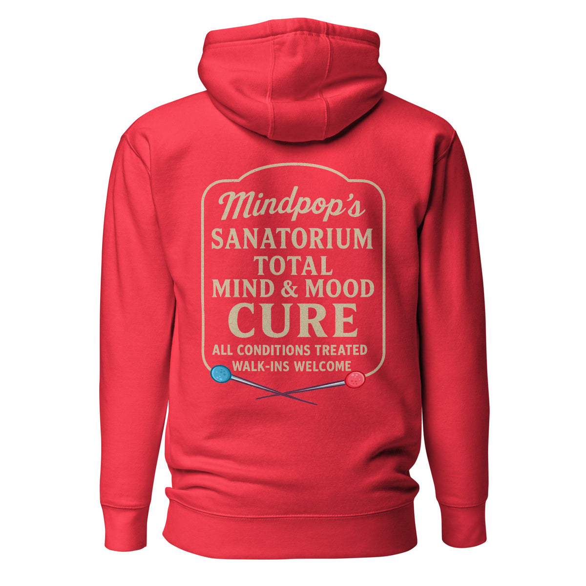 MindPop Sanitarium Pullover Hoodie - pull over hoodie - MPopTop