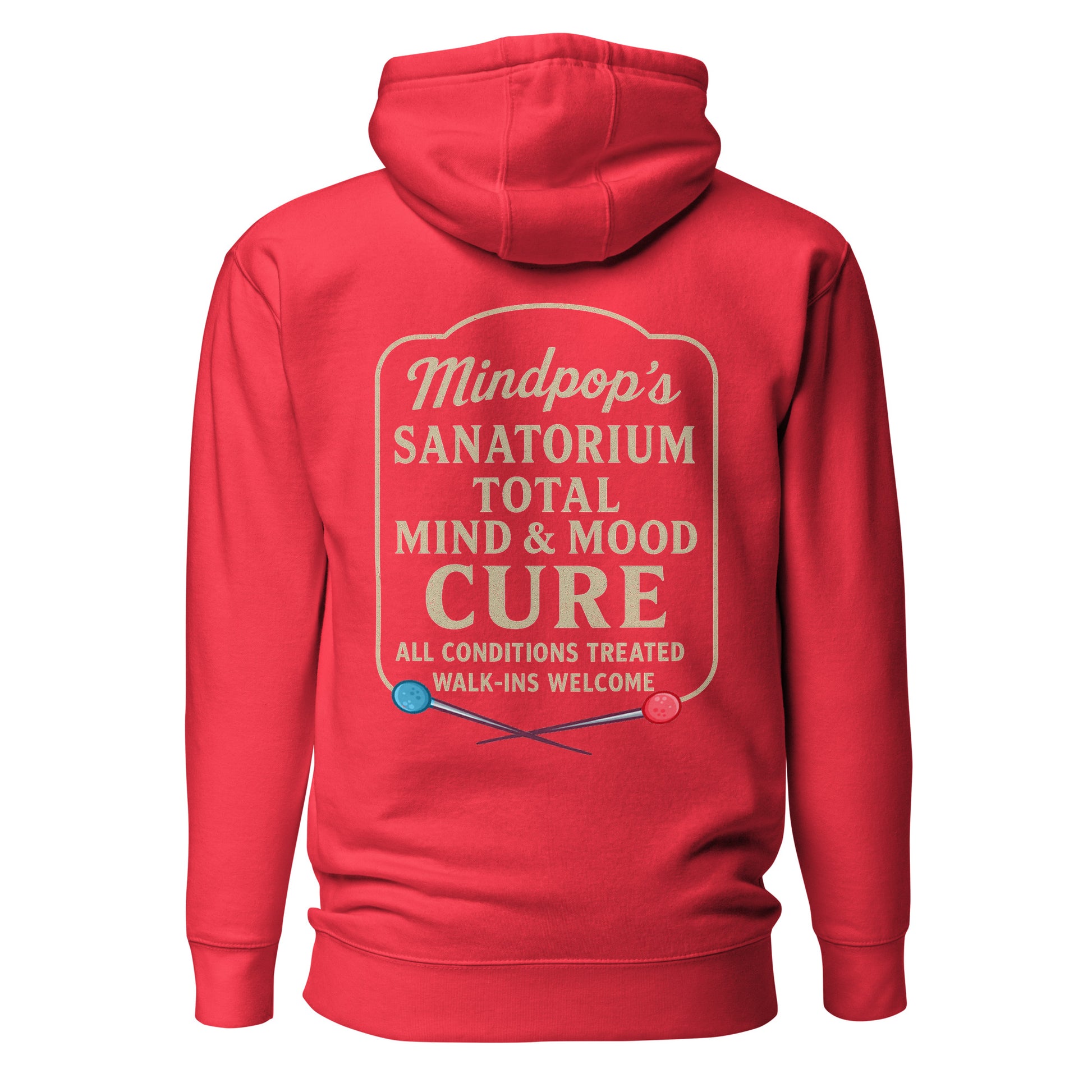 MindPop Sanitarium Pullover Hoodie - pull over hoodie - MPopTop