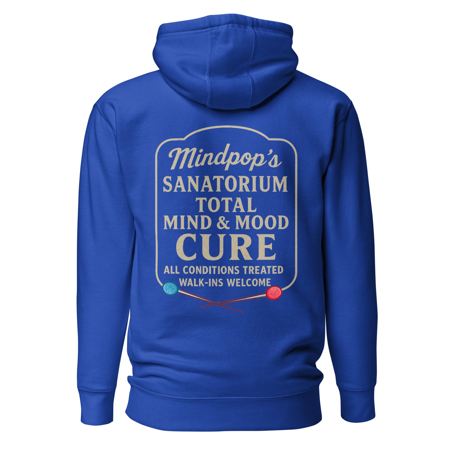 "MindPop Sanitarium" graphic pullover hoodie