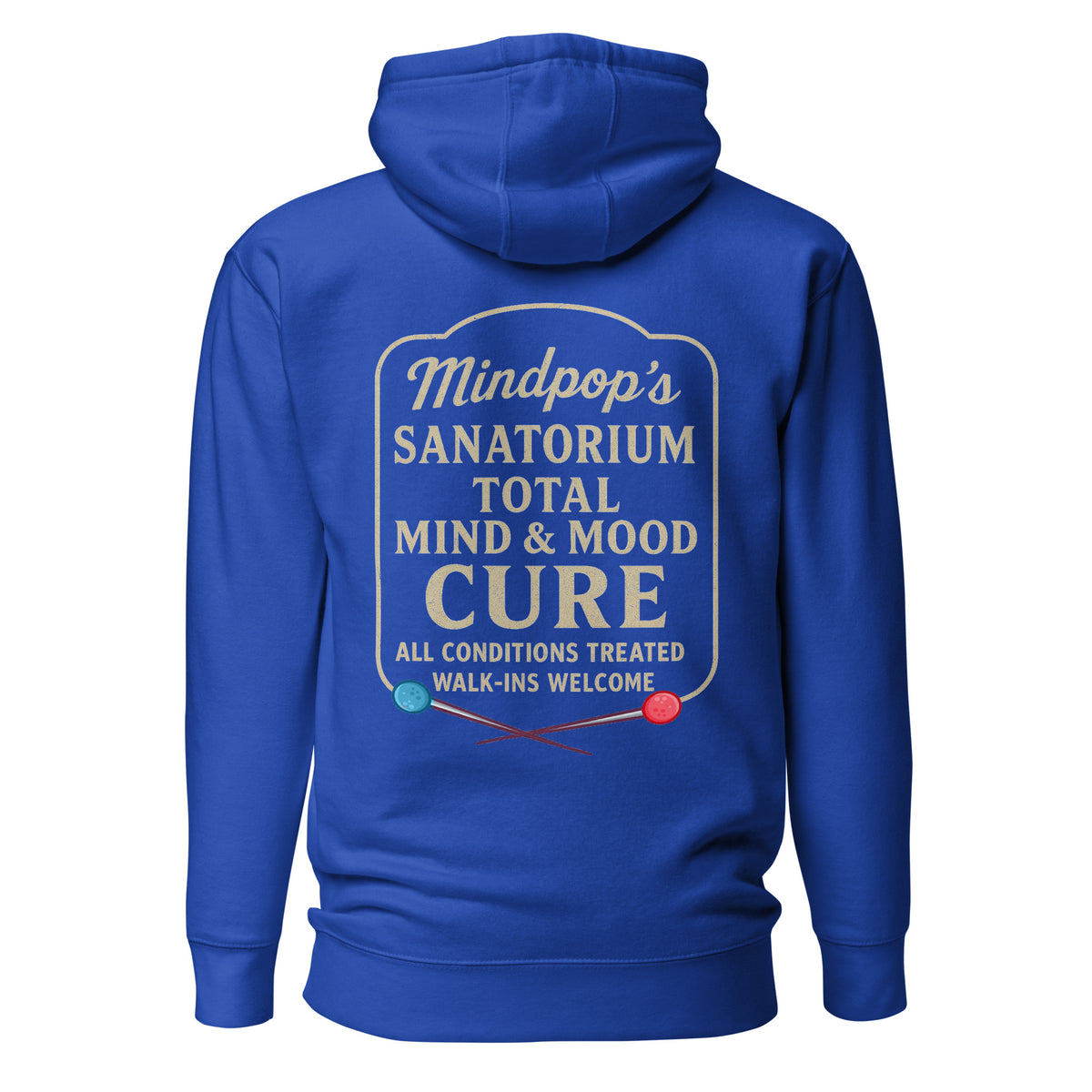 "MindPop Sanitarium" graphic pullover hoodie