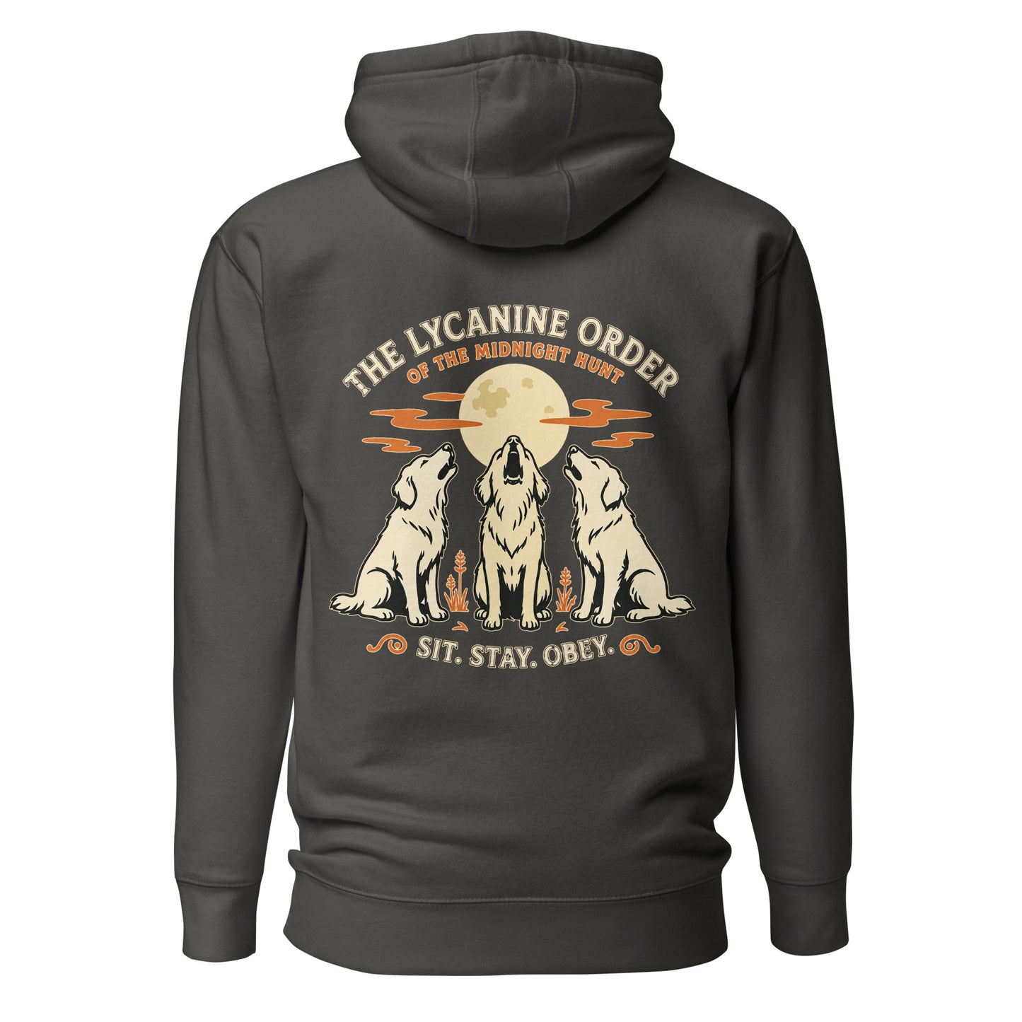 Lycanine Order Midnight Hunt Pullover Hoodie - pull over hoodie - MPopTop