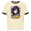 anime style threa 1 V 1 Me game over gear ringer shirt