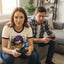 1 V 1 Me ringer shirt on woman playing video games against her husband