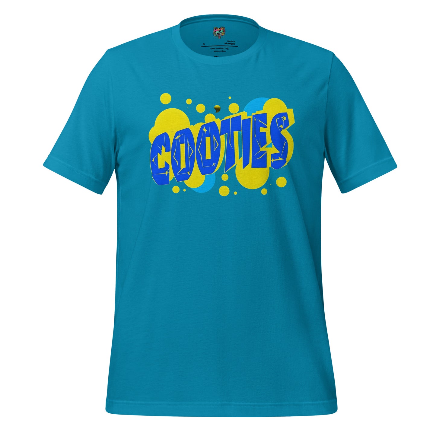 Cooties Retro Graphic Shirt Aqua
