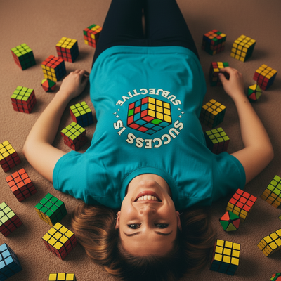 Success Is Subjective - Rubik's Cube Graphic Tee