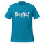 BooYa Ghost Shirt — Retro 90s Halloween Tee Aqua