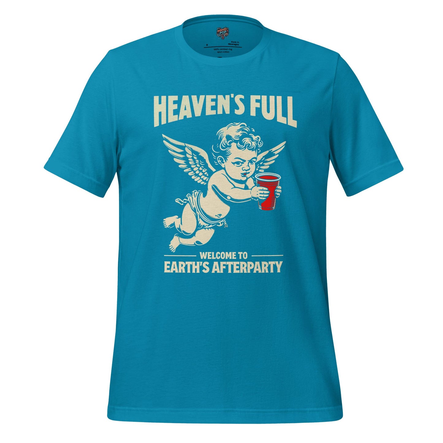 Heaven’s Full Shirt Earth’s Afterparty Aqua