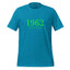 1962 Chicago Shirt – Minimalist River Green St Patrick’s Day Graphic Tee Aqua