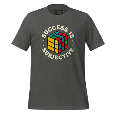 Success is Subjective Rubik’s Cube Tee — Retro Puzzle Art Asphalt