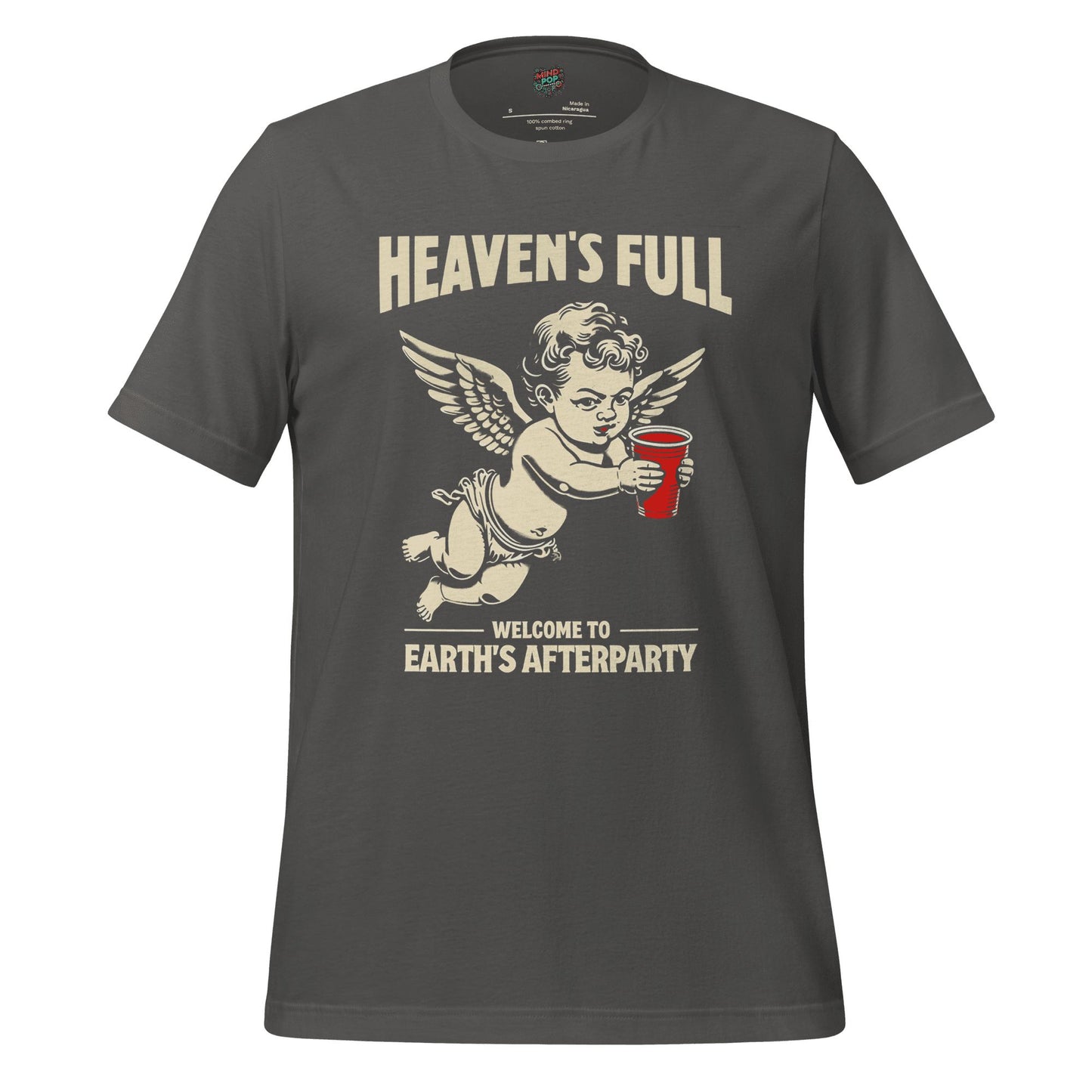 Heaven’s Full Shirt Earth’s Afterparty Asphalt