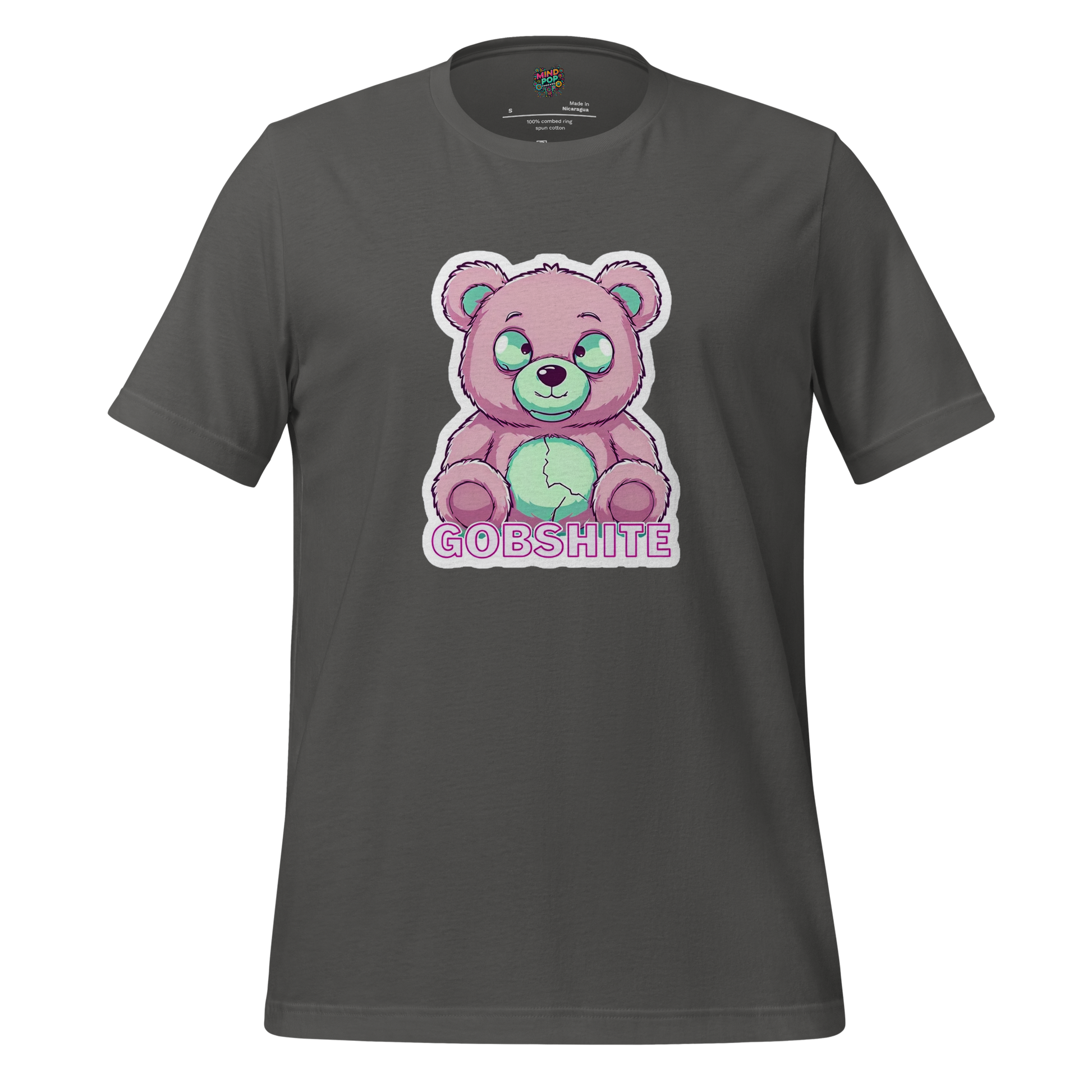 Gobshite Bear Shirt Asphalt