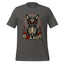 Day of the Dead Cat Skeleton Sugar Skull Tee - tshirt - MindPop Threads - Asphalt - 4XL - 1534079_5312