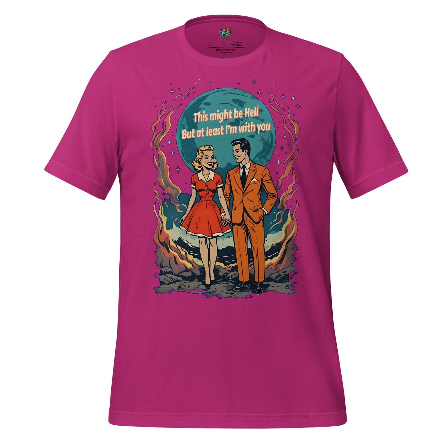 Dark Romance Graphic Tee in Berry