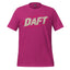 Daft Retro Grunge Graphic Tee in Berry