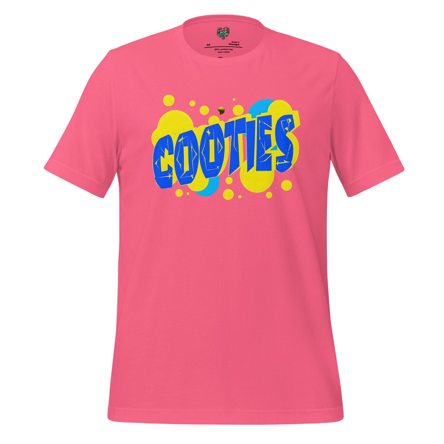 Cooties Retro Graphic Shirt Charity Pink