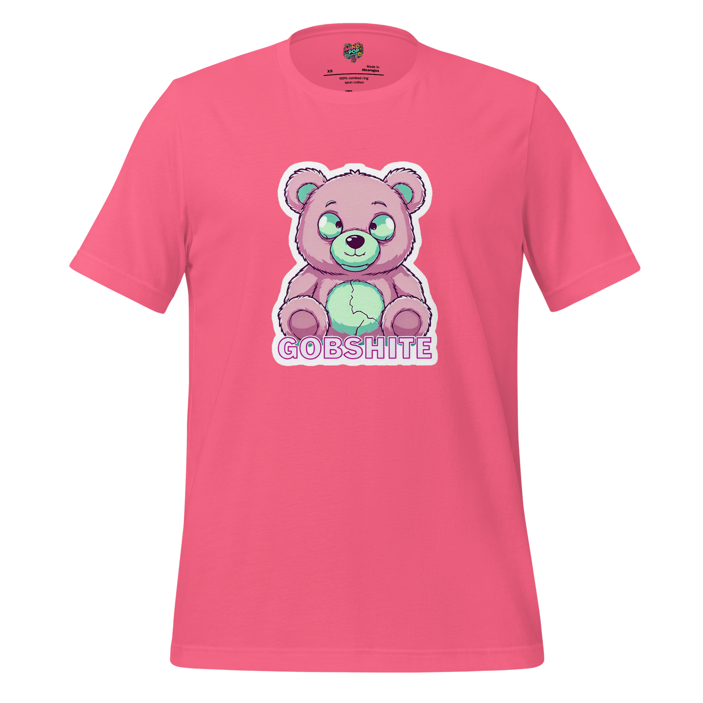 Gobshite Bear Shirt Charity Pink
