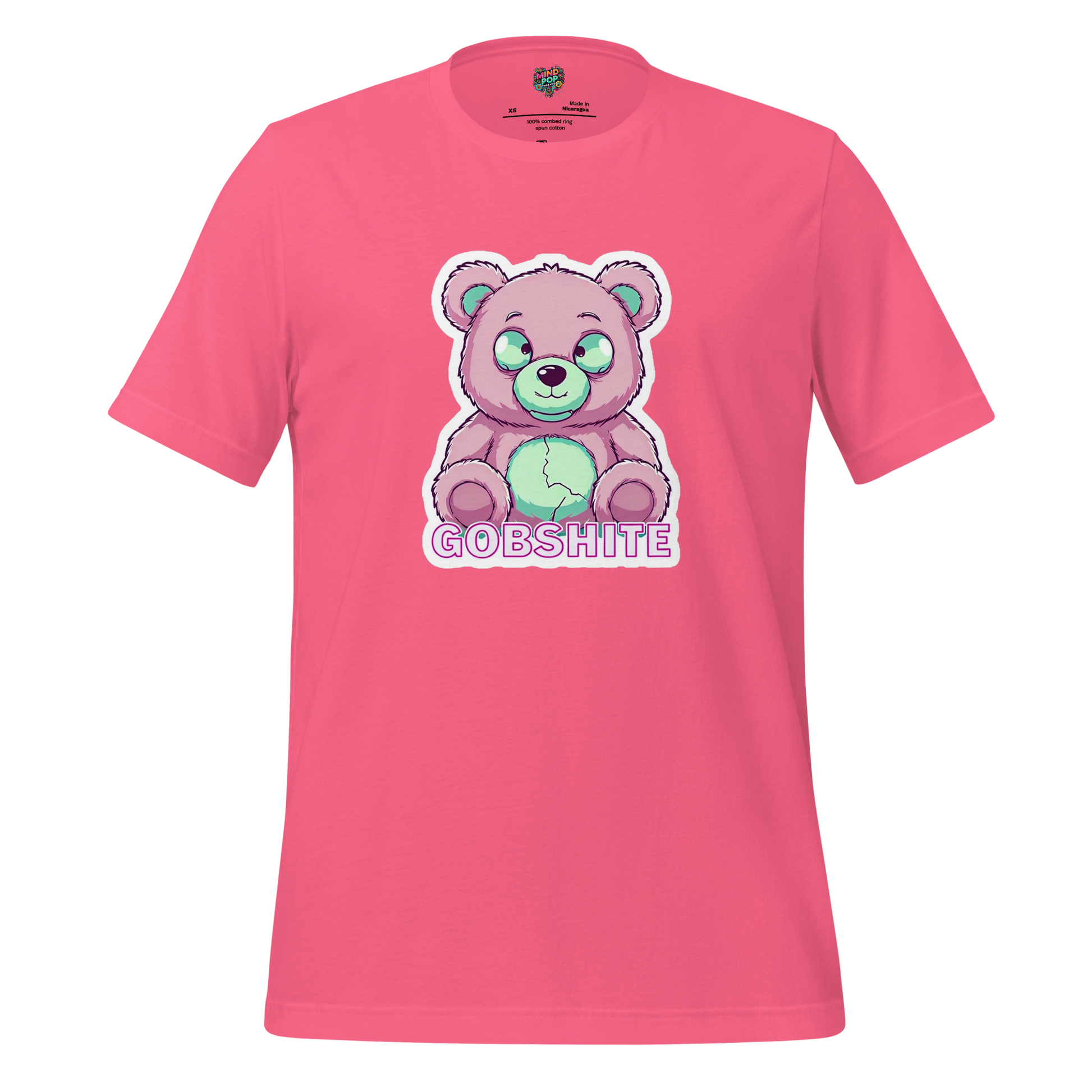 Gobshite Bear Shirt Charity Pink