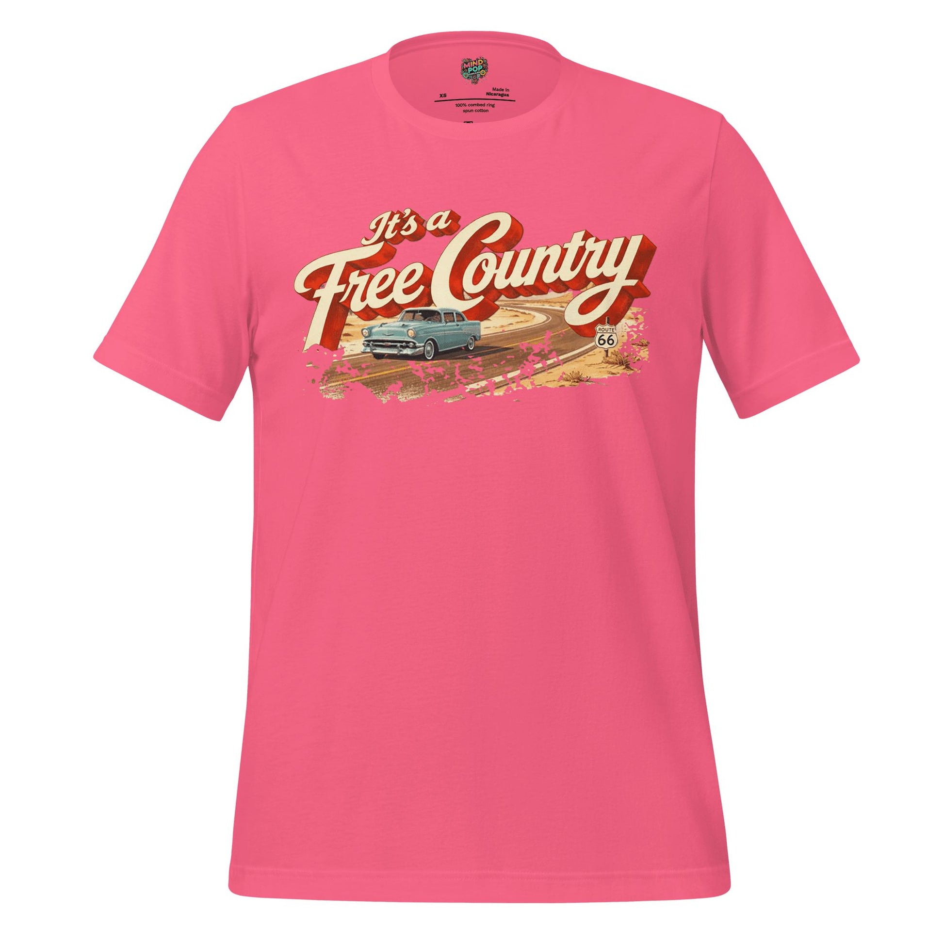 It's a Free Country Shirt Charity Pink
