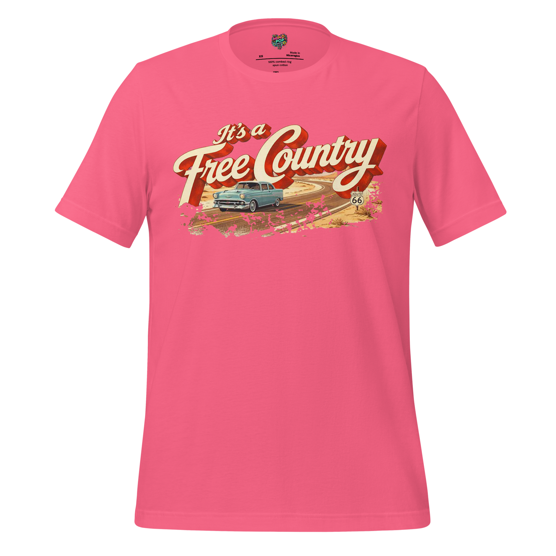 It's a Free Country Shirt Charity Pink