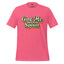 Pink graphic slogan t-shirt with 'Gag Me with a Spoon' front print