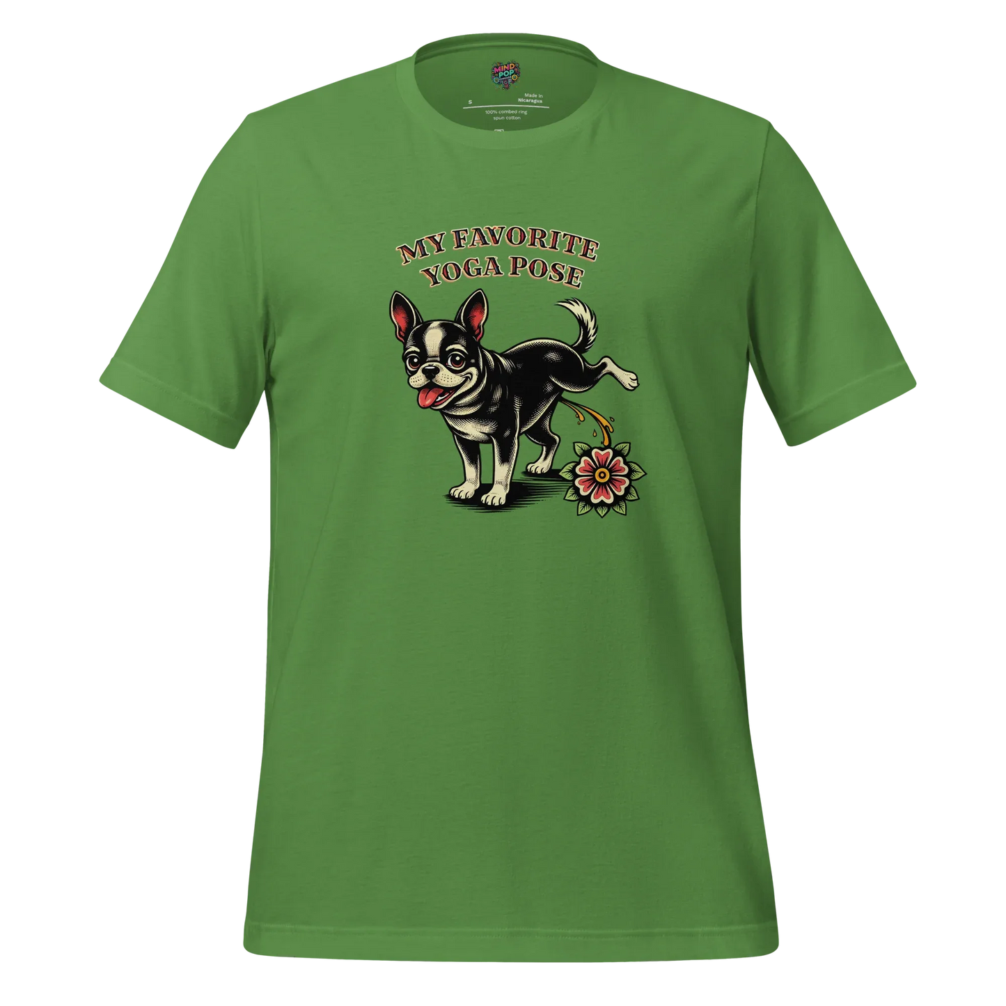 My Favorite Yoga Pose is Three-Legged Dog Shirt Leaf