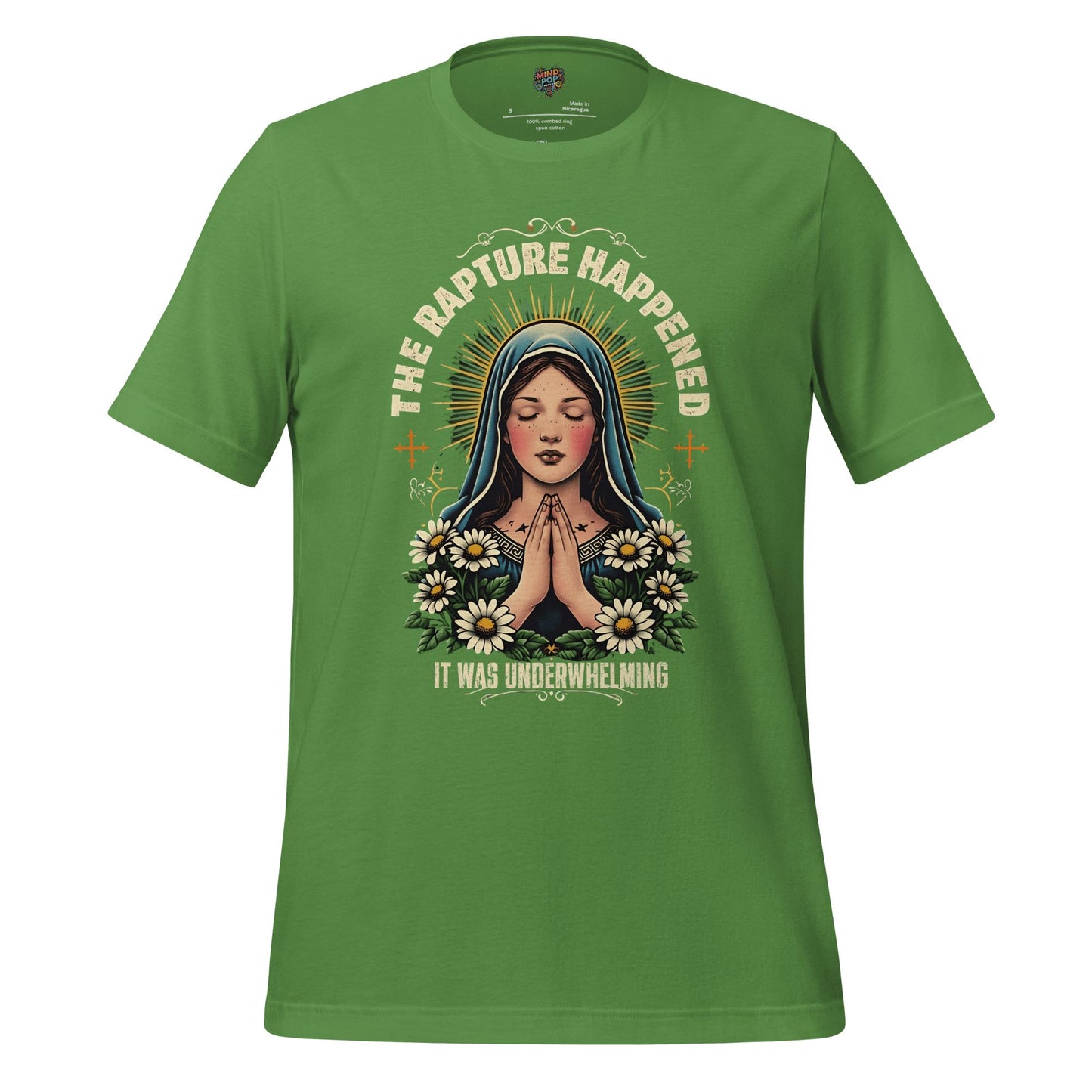 The Rapture Happened Shirt Leaf