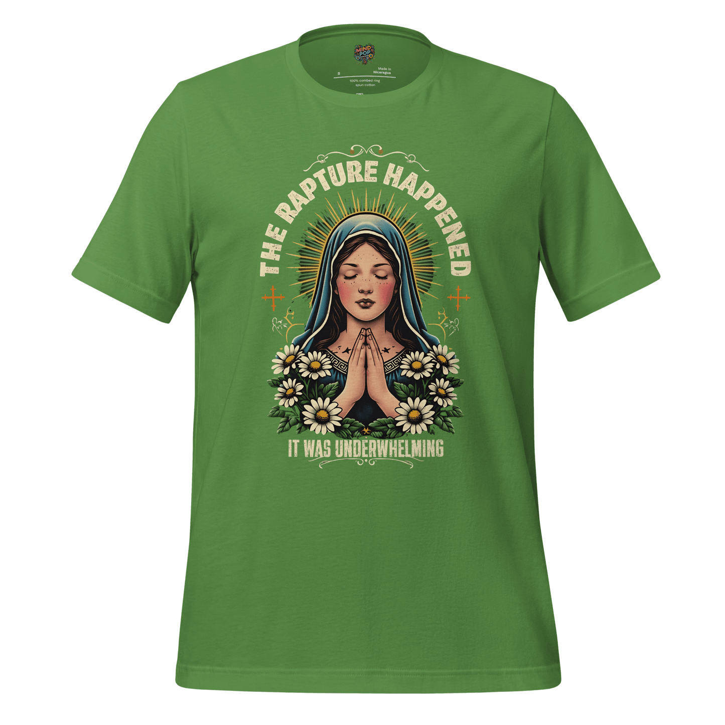 The Rapture Happened Shirt Leaf
