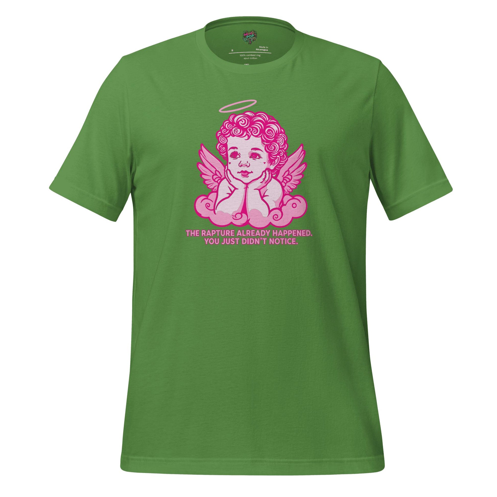 The Rapture Already Happened — Sarcastic Angel Tee Leaf