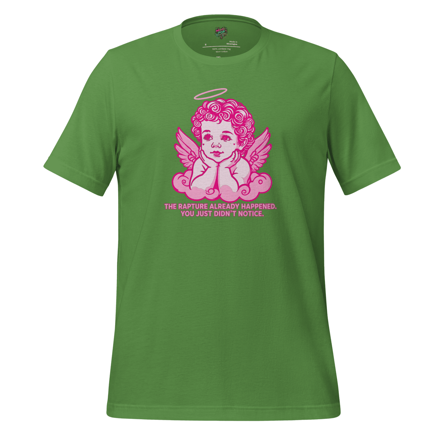 The Rapture Already Happened — Sarcastic Angel Tee Leaf