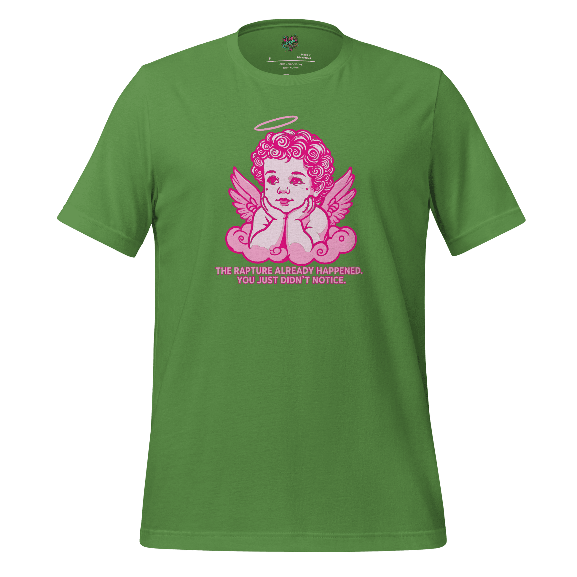 The Rapture Already Happened — Sarcastic Angel Tee Leaf