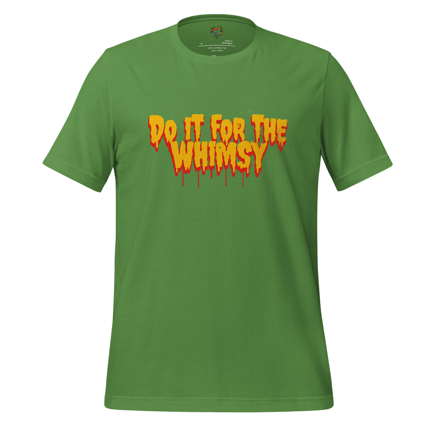 Do It for the Whimsy Tee — Dark Humor Graphic Shirt Leaf