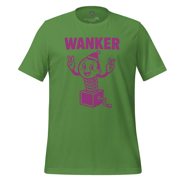 Wanker British Slang Shirt - tshirt - MPopTop - Leaf - 4XL - 4679033_5316