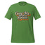 Green graphic slogan t-shirt with 'Gag Me with a Spoon' front print