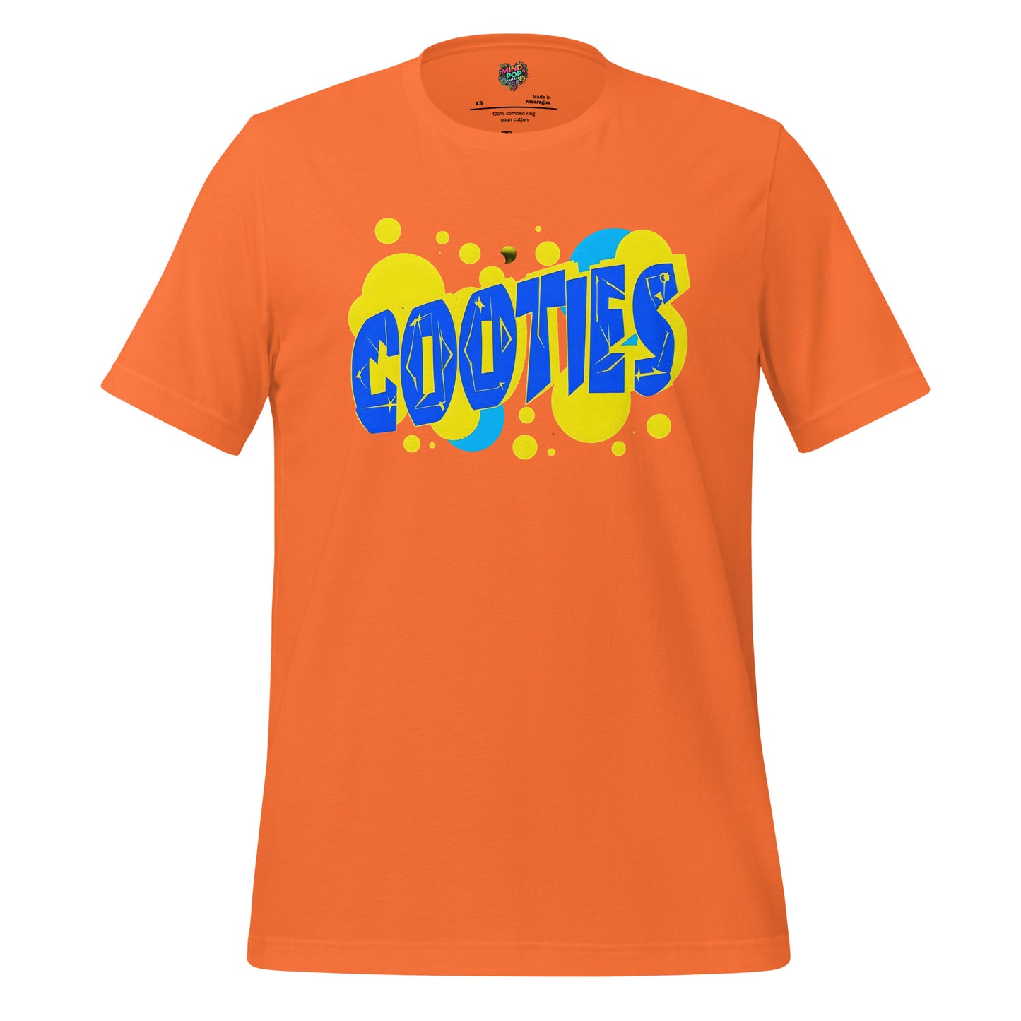 Cooties Retro Graphic Shirt Orange