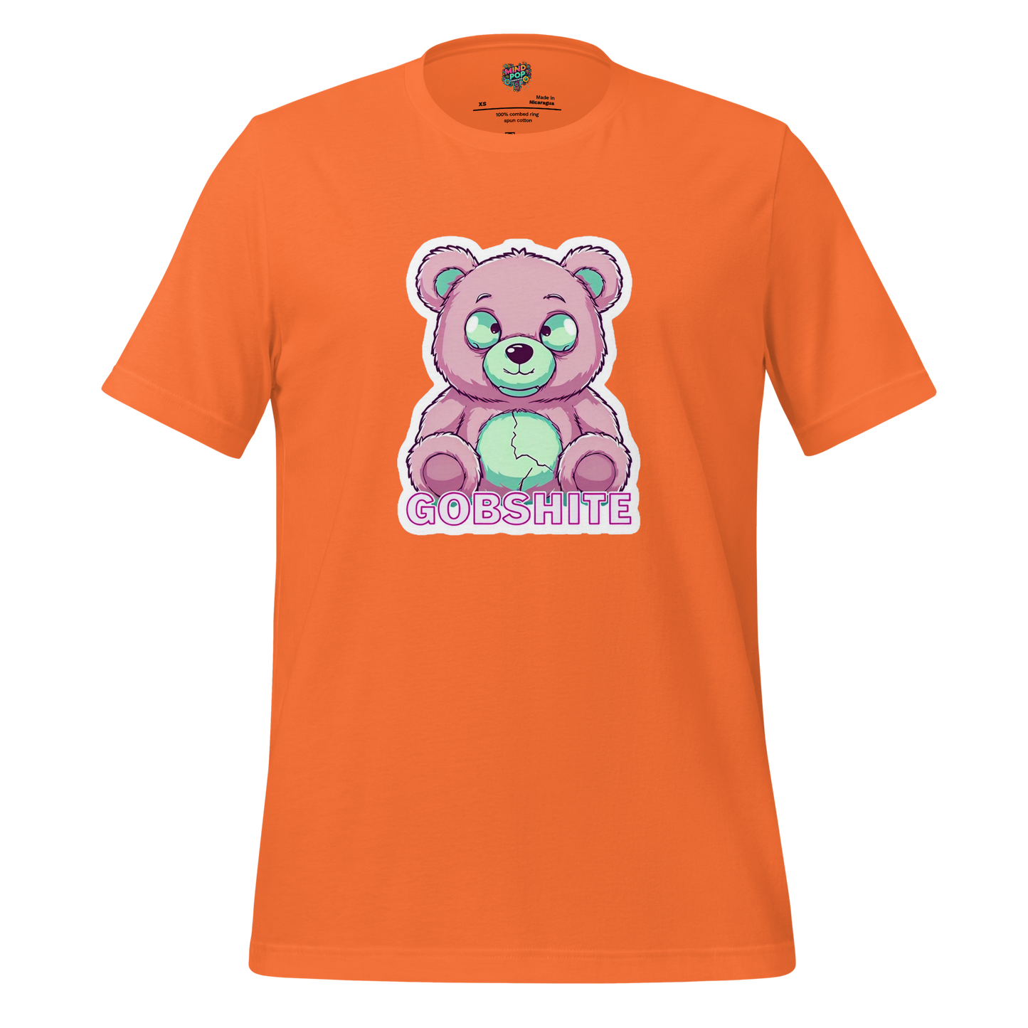 Gobshite Bear Shirt Orange