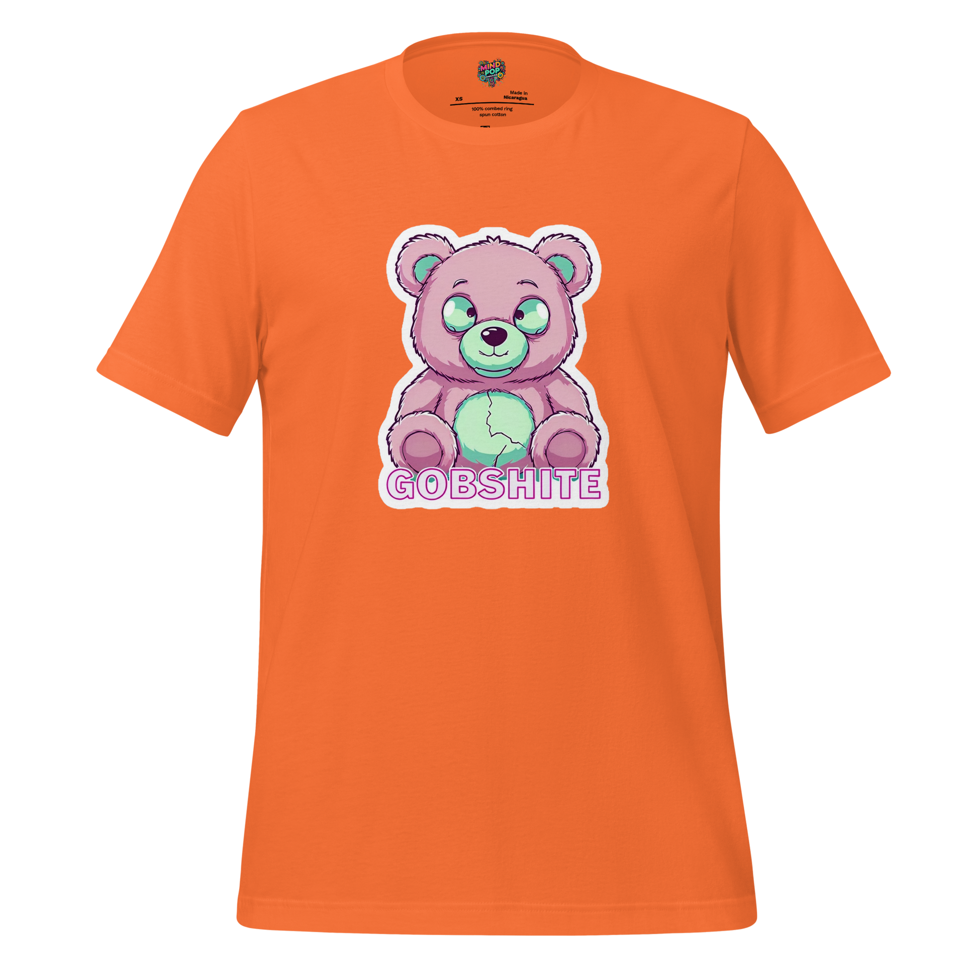 Gobshite Bear Shirt Orange