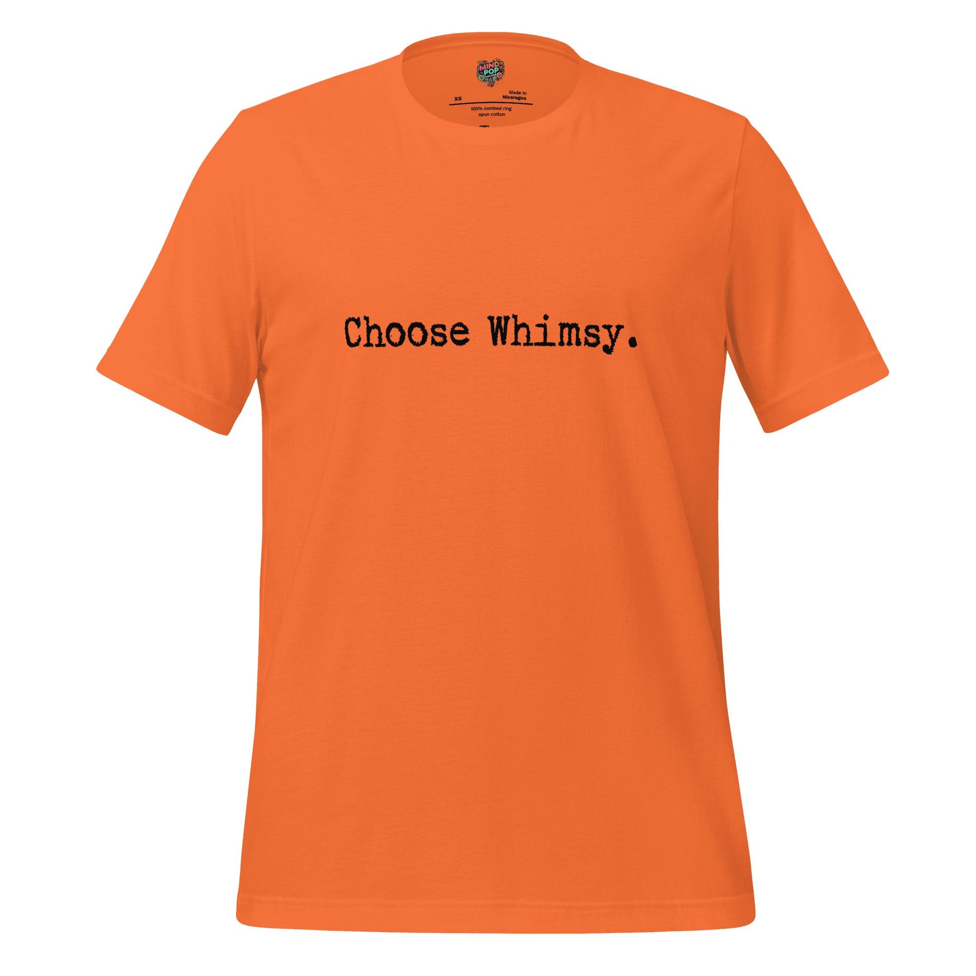 Choose Whimsy Shirt Orange