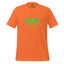 1962 Chicago Shirt – Minimalist River Green St Patrick’s Day Graphic Tee Orange